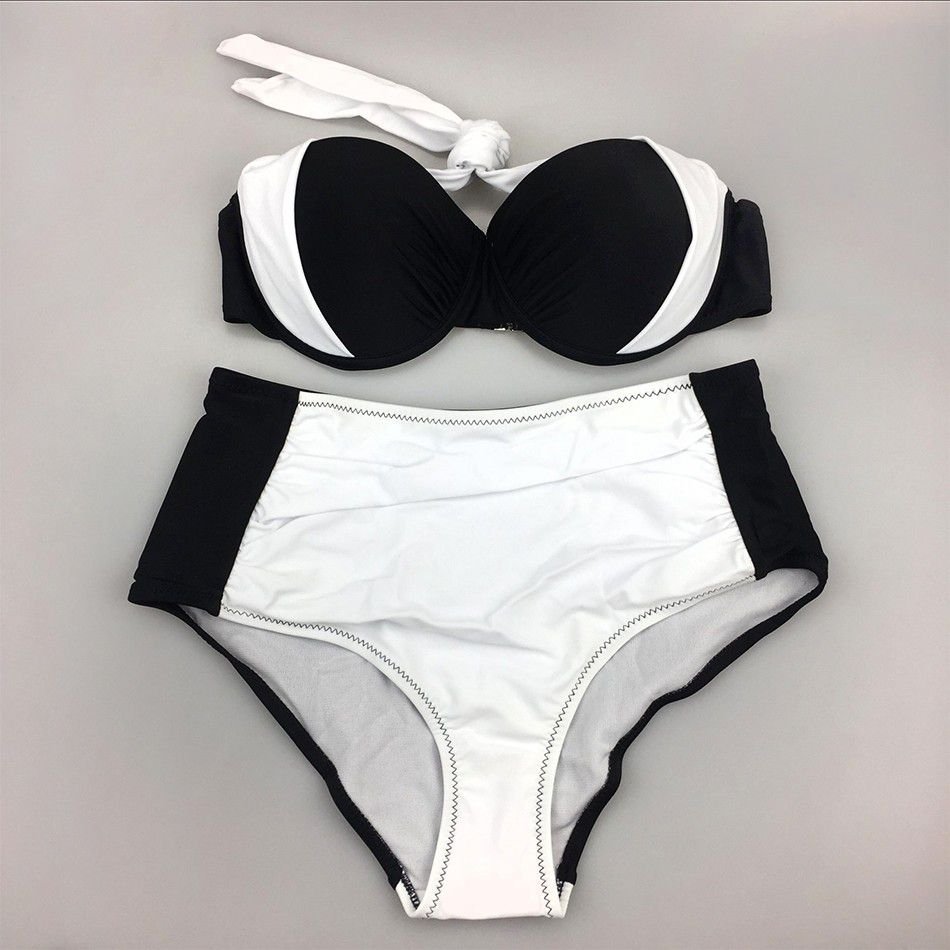Biquíni Cintura Alta Top Cropped Plus Size