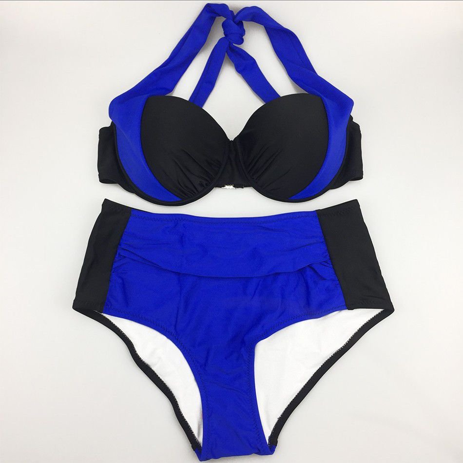 Biquíni Cintura Alta Top Cropped Plus Size