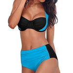Carregar imagem no visualizador da galeria, Biquíni Cintura Alta Top Cropped Plus Size

