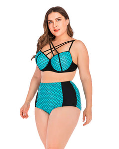 Biquíni Top Cropped Plus Size Cintura Alta
