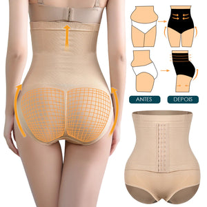 Bermuda Cinta Modeladora Cintura Alta 2 em 1